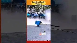 Badly Crushed Racing Boat Compilation #automobile #speed #2thi #speedboat #racing #lake #boating