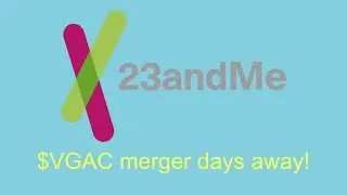 23andMe stock pre merger run up | A $VGAC chart and data analysis