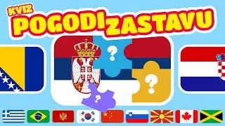 POGODI 50 ZASTAVA 🌎 | OTVORI PUZZLE 🧩 | LepKo Kviz | Države Sveta 2026