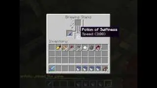 minecraft po slovensky tutorial part 1. elixir r&yacute;chlosti regeneracie a jedu