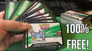 FREE CODES x50! Pokemon TCG Online Code Cards Giveaway (2025)