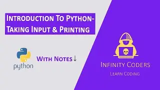 Introduction to Python - Printing data and taking input from user #2