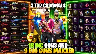FREE FIRE ID SALE||SEASON 1 AND 2 ELITES COLLECTIONS ID SELL🥵||9 EVO GUNS MAX & 15 INC ID🔥||TAMIL✅💯