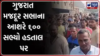 GIDC ગુંદલાવ સ્થિત ડેમોસા કેમિકલમાં કામદારોની હડતાલ | Valsad  GIDC Strike