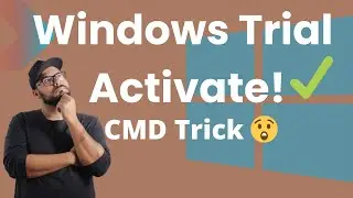 Windows Activation Trick  slmgr / rearm Command Explained in English