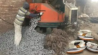 Incredible Process of Making Electric Iron From Melted Scrap Iron || Factory Manufacturing