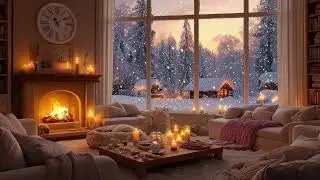 Beautiful Romantic Piano Music for Relaxing ❤️ Soft Piano & Snowfall for Sleep & Stress Relief