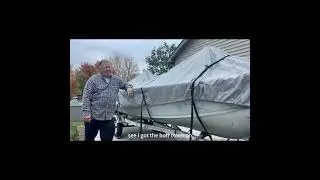 Zenicham 900D Boat Cover Fits V-Hull Boat, Tri-Hull Boat #waterproof #boat #boatcover