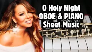 O Holy Night - Christmas Carol | OBOE & PIANO Sheet Music