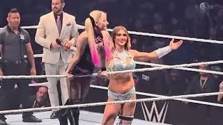 WWE Live Holiday Tour 2025 Fort Myers, FL - Charlotte Flair, Alexa Bliss, & Asuka/Kairi entrances 