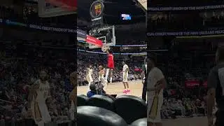 Amen PUNISHING the rim 💥 #rockets