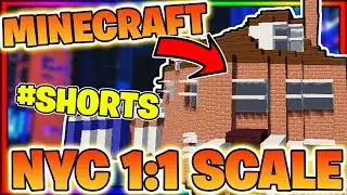 Minecraft 1:1 Scale 147-28 69th Road NYC (HOUSE!) #shorts