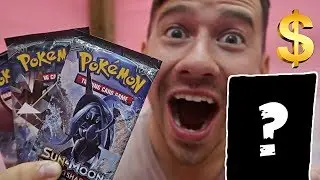 $100 POKEMON BURNING SHADOWS BOOSTER BOX PACK OPENING INSIDE A BUBBLE WRAP FORT!!