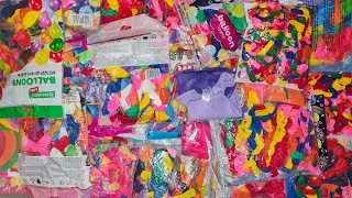 🎈Satisfying Unboxing of HUGE Balloons Collection 🎁 | ASMR 🌈 Relaxing Rainbow Fun!