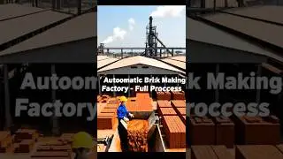 Automatic Brick Making Machine Factory &ndash; Full Process | How Bricks Are Made in Modern China 🔥