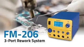 Hakko FM-206, 3-Port Rework System &mdash; Video by American Hakko