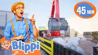 Smash Smash Smash My Trash! | Blippi's Stories and Adventures for Kids | Moonbug Kids