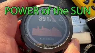 Garmin Fenix ​​7X | Работает ли устройство от солнечной энергии? | Будет ли оно заряжаться от сол...