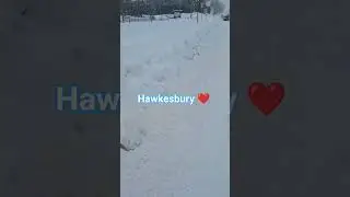snowfall in Hawkesbury ❤️#canada #snow #hawkesbury #world #youtube #happy #nature #life #love