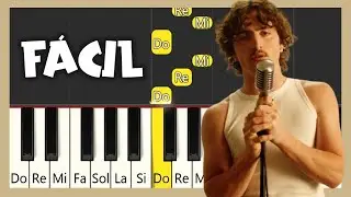Benson Boone - Slow It Down - TUTORIAL DE PIANO F&Aacute;CIL