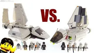 LEGO Star Wars Imperial Landing Craft compared! 2018 vs. 2007