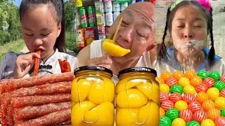 Video đồ ăn vặt Trung Quốc trên Tik Tok丨Những món ăn vặt mà hồi nhỏ mẹ không cho ănEP493