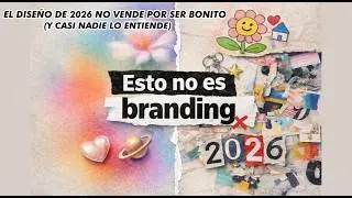 El diseño de 2026 no vende por ser bonito (y casi nadie lo entiende)🖼️