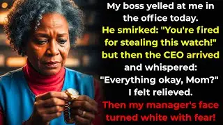 My boss yelled You're fired for stealing! But then the CEO yelled Stop — then...