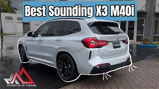 НОВЫЙ ВЫХЛОП для BMW X3 M40i — Первое МАСТЕРСТВО ИСКУССТВА И ДИЗАЙНА (MAD) Выхлопная система Catb...