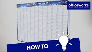 How to Hang Your Collins Writeraze Perpetual Year Wall Planner