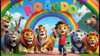 Leo Lion Says Roar | Bold Jungle Song for Kids | Fun Animal Sound Rhyme