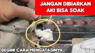 Cara mengatasi baut aki korosi, susah dilepas..