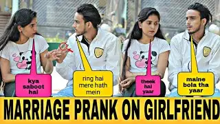 MARRIAGE PRANK on MY GIRLFRiEND // Gone  Wrong // MAX ALI PRANK