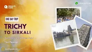 Trichy to Sirkali Same Day Return Taxi Service #sirkali #taxiservice #dropcabs #travel #trichy