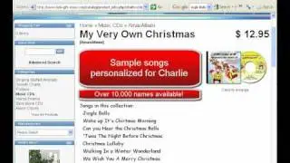 Personalized My Very Own Christmas Music for Kids