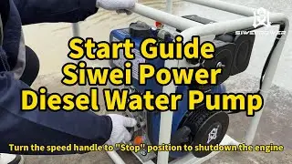 Diesel water pump starting guide