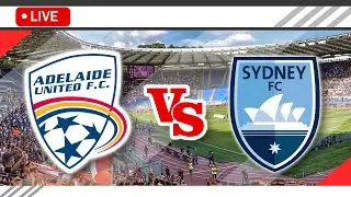 🔴Adelaide United VS Sydney FC LIVE Match Score Streaming Full HD | Australia A-League  2023