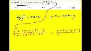 SMC 2025 q20 (Конкурс математики для старшеклассников Великобритании)