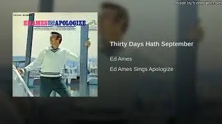 050920  Ed Ames: Thirty Days Hath September (Orch. Perry Botkin, jr.) (1968)