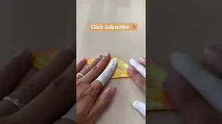 Lava Shimmer Paper Craft Art Asmr #shorts #art #asmr