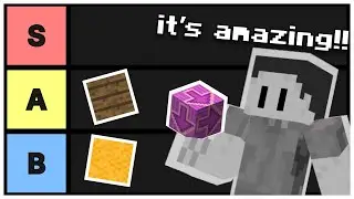 Your Opinions Are Wrong (Minecraft 1.19 Block Tier List)
