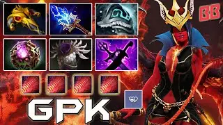 GPK - Queen of Pain Scream of Death Power &ndash; 14/2/13 Insane Mid Gameplay | Dota 2 Pro Gameplay!