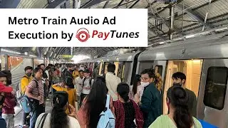 Metro Train Audio Ad execution by PayTunes