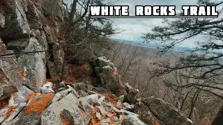 Michaux State Forest | White Rocks Trail (Pondbank) | Hike | PA - [Rocks] [Scramble]