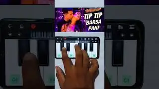 Tip Tip Barsa Pani 💦 | Piano Tutorial #shorts #ytshorts #youtubeshorts #music