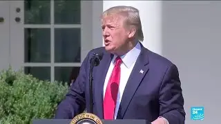 Gilroy shooting: US president Donald Trump addresses the press