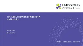 Tire wear, chemical, composition and toxicity