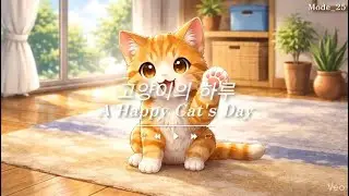 고양이의 하루 | A Happy Cat&rsquo;s Day 🐾 | Cute & Bright Piano Music