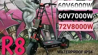 haoweige R8 electric scooter 60V-72V 6000W - 8000W dual motor powerfull