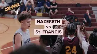 20 POINT COMEBACK DOUBLE OT 😳 Nazereth vs Saint Francis CHSSA TEAM CAMP 💪